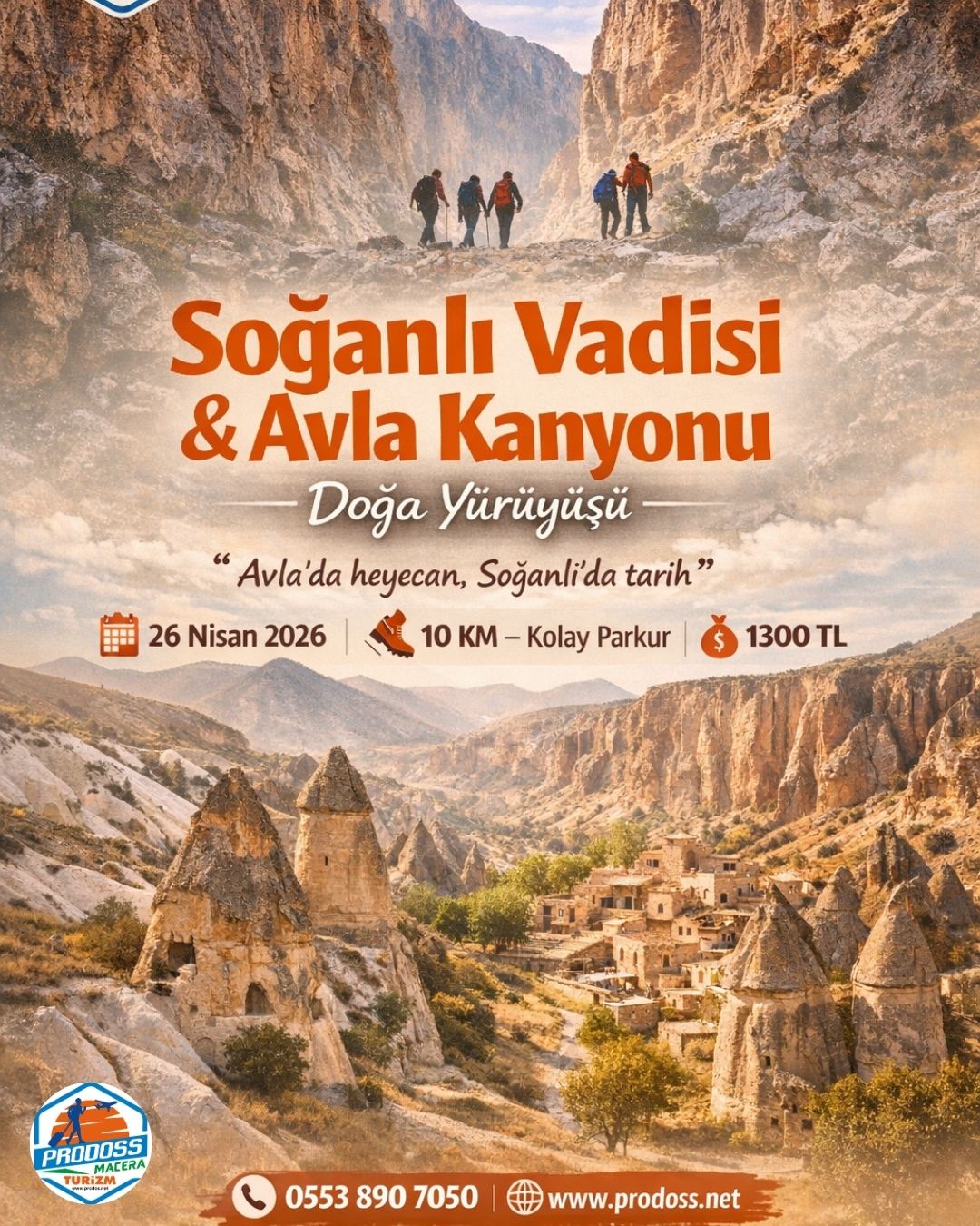 SOĞANLI VADİSİ & AVLA KANYONU Doğa Yürüyüşü