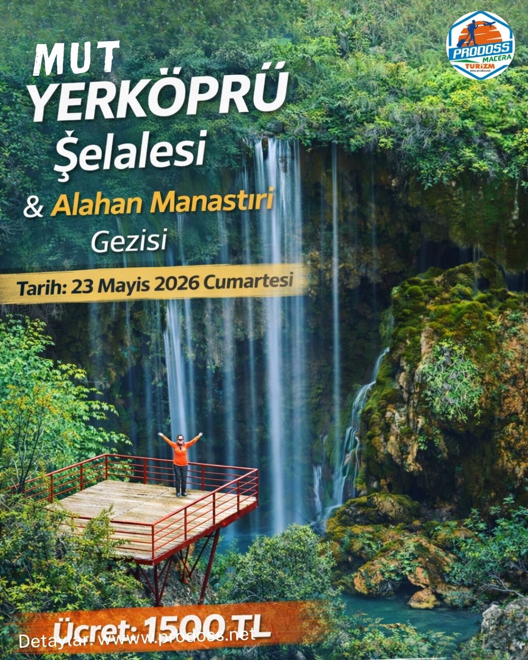 MUT YERKÖPRÜ Şelalesi & ALAHAN Manastırı & MUT TAŞHAN & MUT KALESİ Gezisi