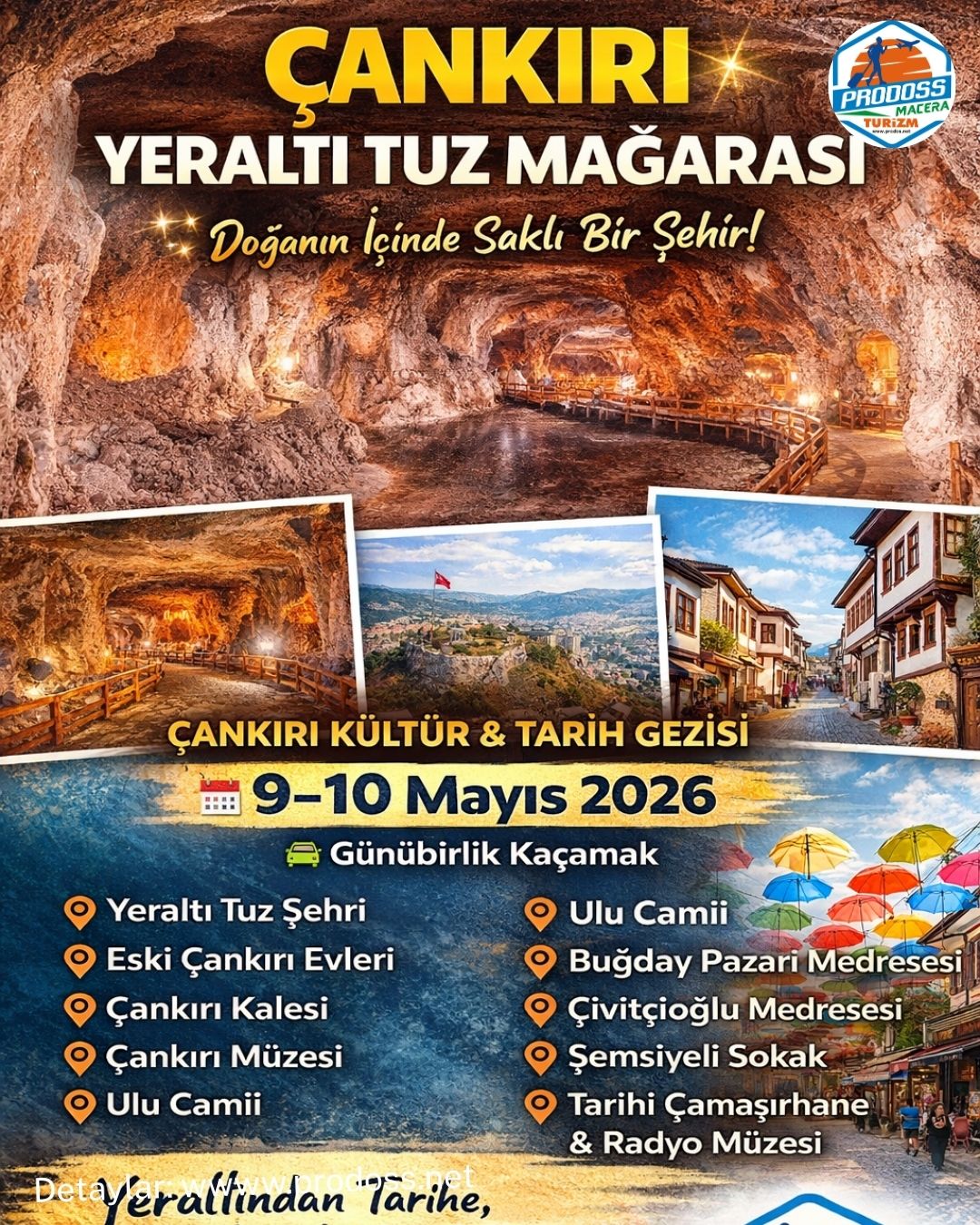 ÇANKIRI YERALTI TUZ MAĞARASI & ÇANKIRI Gezisi