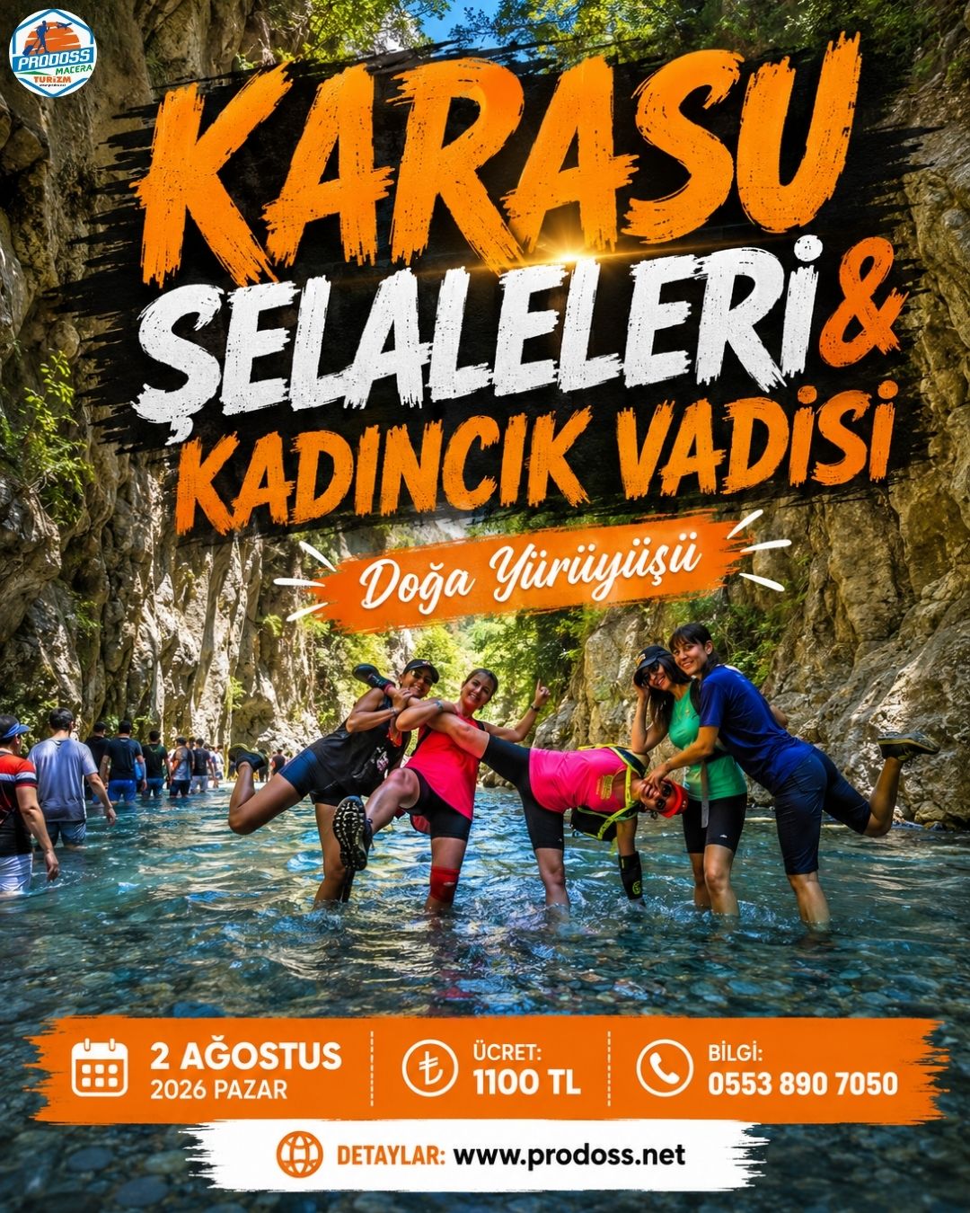 KARASU ŞELALELERİ & KADINCIK VADİSİ Doğa Yürüyüşü